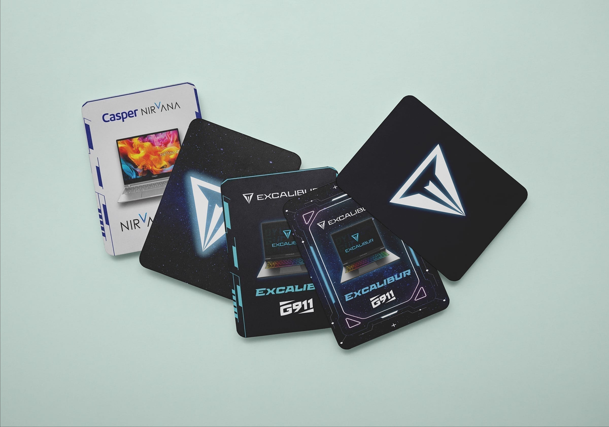 Cards arranged fanned out, showing the scale of the distribution.