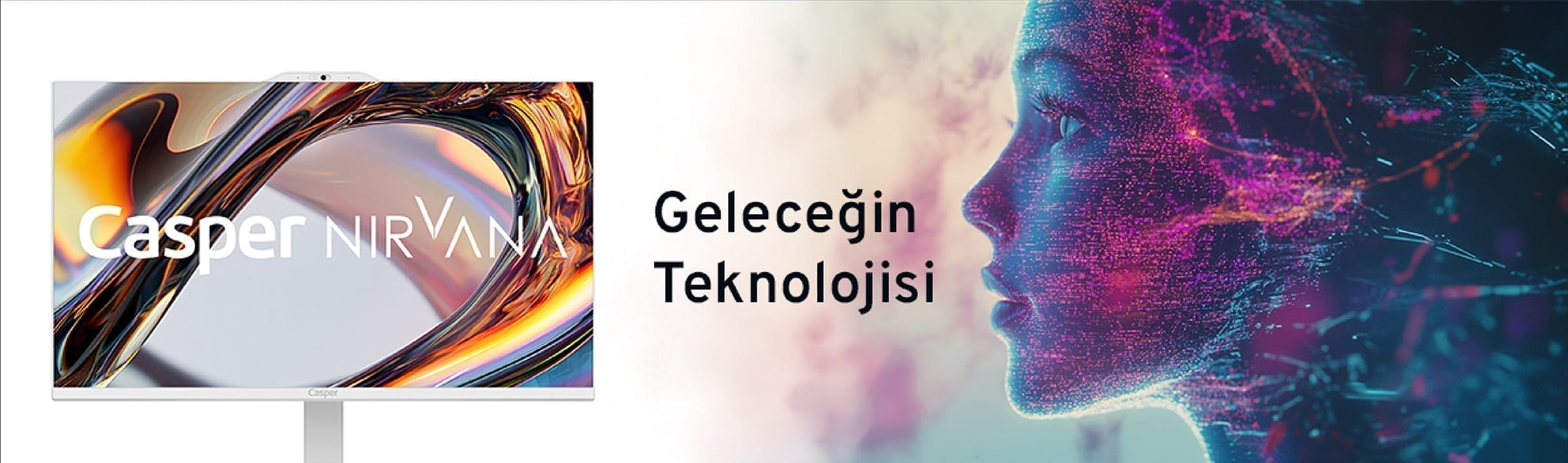 Blog cover titled 'Future of Technology' with an atmospheric laptop composition.