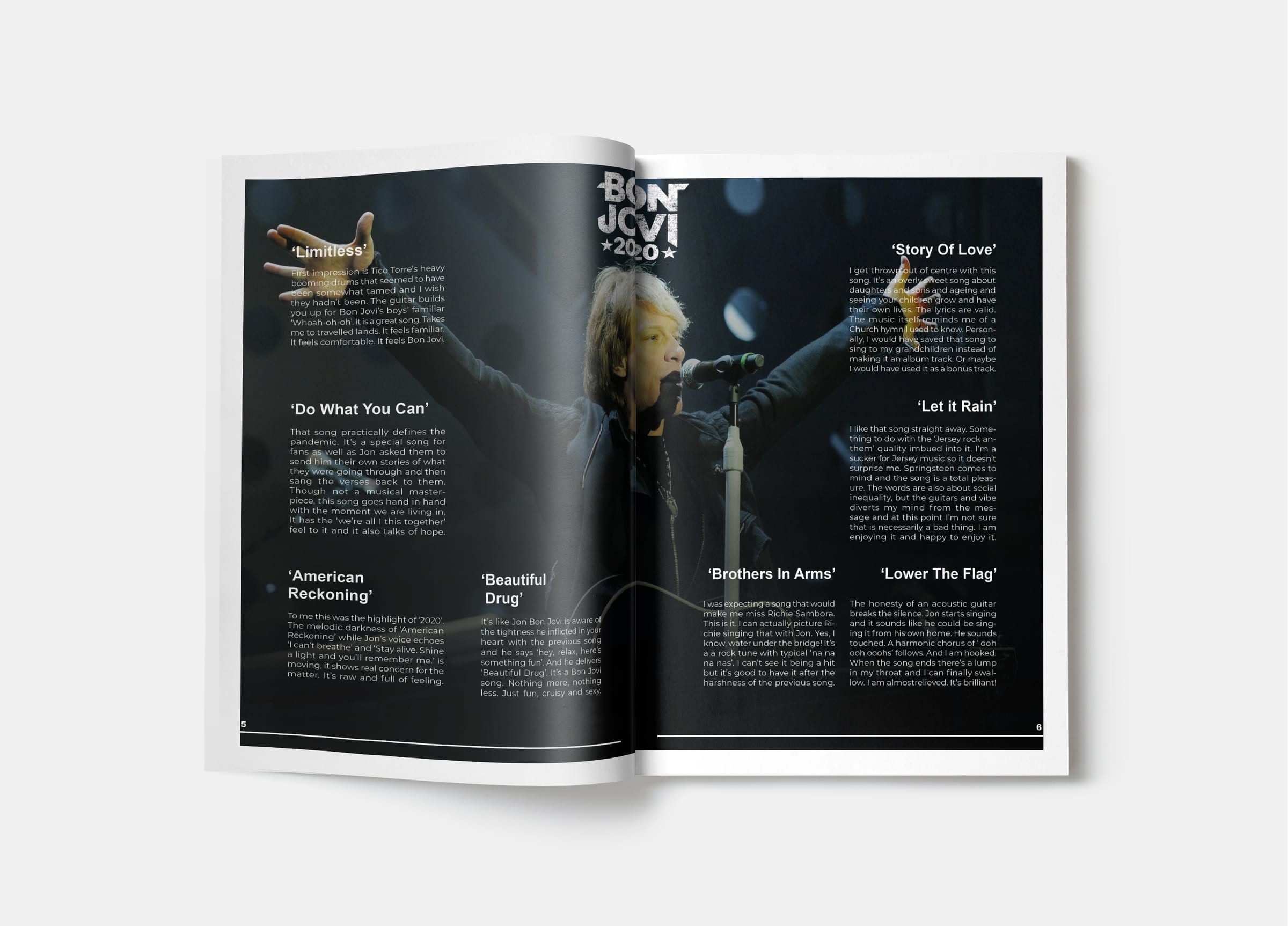 Magazine spread with an editorial listicle layout.